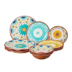 Vera Cruz Melamine 12 pc Dinnerware Set